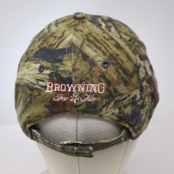 Browning Strapback Baseball Hat Multicolor One Size Camo Hunting Outdoor - Picture 6 of 9